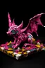 Placeholder: A magenta wind elemental bat designed in ancient Roman mosaics painted by Alfred Sisley