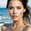 Placeholder: nice body , Angelina Jolie pretty wonderful stunning adorable women sweet beach nice outstanding beauty face ,ocean