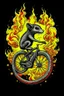 Placeholder: mouse on motorbike jumping through flaming hoop