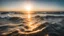 Placeholder: Sea of Endless waves with the sparkling reflection of the sun, golden hour, Canon RF 16mm f:2.8 STM Lens, hyperrealistic photography, style of unsplash and National Geographic