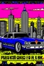 Placeholder: punisher sku;; city car in the style of Hiroshi Nagai