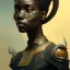 Placeholder: anthro black woman bird face, intricate, highly detailed, digital painting, artstation, concept art, smooth, sharp focus, illustration, art by greg rutkowski and alphonse mucha