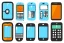 Placeholder: phone cellphone smartphone vector illustration vector