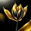 Placeholder: Create black tulip and gold background