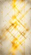 Placeholder: Hyper Realistic Yellow & Beige Intersecting Lines With Glowing Golden Embers On Off-White Grungy Background.