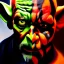 Placeholder: Ultra detailed fullbody Portrait in oil on canvas of Darth Maul merges Yoda ,intense stare,extremely detailed digital painting, extremely detailed face,crystal clear Big eyes, mystical colors ,perfectly centered image, perfect composition, rim light, beautiful lighting,masterpiece,8k, stunning scene, raytracing, anatomically correct, in the style of robert e howard and Ken Kelley and Ohrai Noriyoshi and Simon Bisley and tomzj1