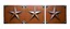 Placeholder: these shapes embossed in rusty metal star on smooth contrasting background