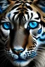 Placeholder: a tiger with blue eye