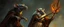 Placeholder: rat sauron and rat gandalf look really powerful, fantasy illustration