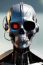 Placeholder: cyborg terminator skeletion cowbow,apocalypse setting,