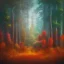 Placeholder:  pastel colors, abstract art , red, orange, white,brown,son, earth, wod, trees, flowers, forest