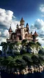 Placeholder: castle on sky island