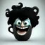 Placeholder: cartoon jug happy black hair