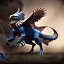 Placeholder: Epic massive Drawing Gryphon and Rider estilo Caravaggio 4k