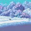 Placeholder: Pixelart Winterlandschaft hintergrund