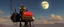Placeholder: good moonring the coolest sassy elven gremlin explorer climbing a radio tower with crazy swag in the style of fallout 4