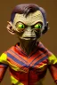 Placeholder: smeagol in Kente clothing, cinematic, ghana colours, african pattern, engraved, high detail