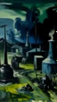 Placeholder: A bluish black facility zone with nuclear missile painted by Paul Cezanne