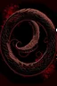 Placeholder: ouroboros made of red ink