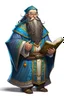 Placeholder: young Dwarven student wizard with a "D" embroidered on his robes