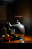 Placeholder: Living kettle, prize winning oil painting