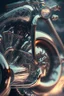 Placeholder: chrome trike smoking, 4 k, trending art, depth of field, high detail, high contrast