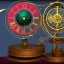 Placeholder: Rainmeter Skin for the Steampunk Orrery and Clock. Blue, red, yellow, green, pink colors