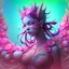 Placeholder: Ultraquality digital_illustration of a fruity goddess flowerpunk!!!, deep watercolor!, stippling!, speed_paint!, thick_brush_strokes!, anime, cosmic, astral, inspired by ismail inceoglu, Dan_witz, moebius , android_jones, artgerm , studio mappa, photorealistic, Hyperrealistic, cgsociety zbrush_central fantasy album cover art 4k hdr 64 megapixels 8k back lit complex elaborate fantastical hyperdetailed