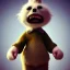 Placeholder: chalk head battle, anthro, very cute kid's film character, game character concept artwork, 3d concept, detailed fur, high detail iconic character for upcoming film, trending on artstation, character design, 3d artistic render, highly detailed, octane, blender, cartoon, shadows, lighting