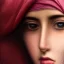 Placeholder: close up portrait of blowing dust as woman in hijab, artwork manipulation, ray tracing, sharp focus, fine detail, highly intricate, modern surrealism painting, defined cracks and breaks, high-quality, volumetric lighting, 8k, ultrahd, George Grie, Marco Escobedo, Igor Morski,Brian Froud, Howard Lyon, Selina French,