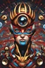 Placeholder: Third eye with Morden 3d look superhero