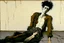 Placeholder: painting of a figure with the life-filled void of an empty existence, egon schiele masterpiece