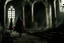 Placeholder: Still frame from the live-action "Hellsing" movie based on the anime of the same name. The scene is of a young Allegra escaping her uncle in the dungeon below the manor.