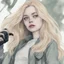 Placeholder: Elle fanning as cartoon heroin