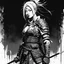 Placeholder: [art by Dorohedoro] She is a lone female warrior, the last of her clan, bearing the weight of tradition and tragedy upon her shoulders. Bound by the code of Bushido, she carries with her the legacy of her ancestors, a heritage steeped in honor and sacrifice. Yet beneath the facade of resilience lies a heart heavy with sorrow, as a solitary figure, her silhouette etched against the fading light of the setting sun.