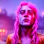 Placeholder: Ultra Realistic portrait photo, medium shot view, drunken smile women, mad max scene, sexy steampunk. Pink hair, confeti, smoking, happy, festival, red fog. highly detailed, concept art, unreal engine 5, ray tracing, RTX, lumen lighting, ultra detail, volumetric lighting, 3d, finely drawn, high definition, high resolution.