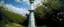 Placeholder: A white observatory with a telescope in the sky painted by Claude Monet