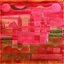 Placeholder: A pink kingdom in photo light designed in Navajo yarn painted by Paul Klee