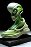 Placeholder: 3d alien gizmo shaped Nike sneaker design by Ron Mueck