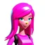 Placeholder: ROBLOX WOMAN PINK HAIR