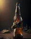 Placeholder: Photoreal gorgeous dragon-shaped beer bottle by lee jeffries, 8k, high detail, smooth render, unreal engine 5, cinema 4d, HDR, dust effect, vivid colors