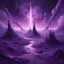 Placeholder: This realm of Oblivion bathed in a purple sky Stars splattered like flecks of paint, in futurism art style