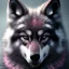 Placeholder: Black Wolf, pink eyes, 8K, cinematic lighting, sharp focus, masterpiece, expert