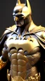 Placeholder: batman made from gold , gold material, gold color, ultra realistic, 4k, ultra detail, full body