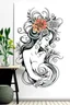 Placeholder: Women floral wall art