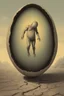 Placeholder: a haunting image of an embryonic human emerging from a cracked egg