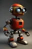 Placeholder: Детализированный Робот в стиле Pixar больше деталей