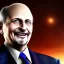 Placeholder: Realistic Jim Cramer excited, grinning