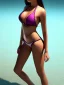 Placeholder: Female swimsuit model