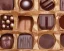 Placeholder: Types of chocolate painted in water colour